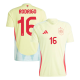 RODRIGO #16 Spain Away Jersey Euro 2024