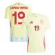 LAMINE YAMAL #19 Spain Away Jersey Euro 2024