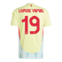LAMINE YAMAL #19 Spain Away Jersey Euro 2024