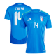 [Super Replica] CHIESA #14 Italy Home Jersey Euro 2024