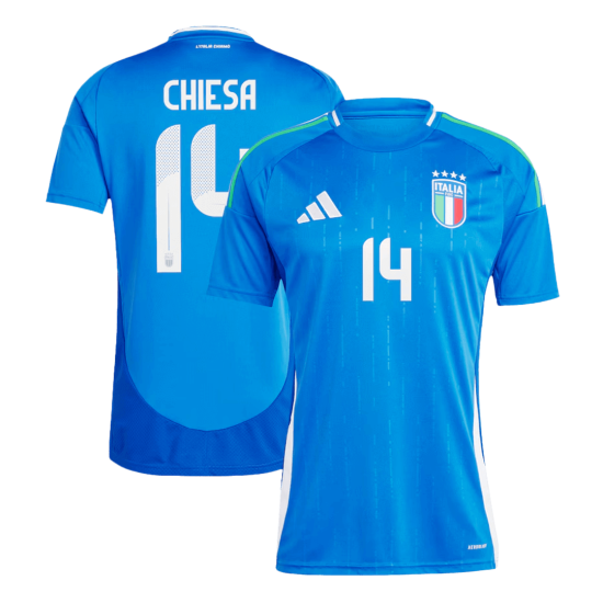 CHIESA 14 Italy Home Jersey Euro 2024 - [Super Replica]