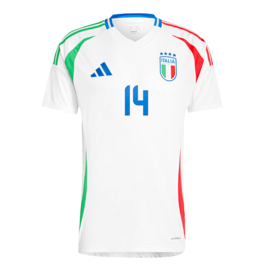 [Super Replica] CHIESA #14 Italy Away Jersey Euro 2024