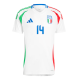 [Super Replica] CHIESA #14 Italy Away Jersey Euro 2024
