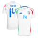 [Super Replica] CHIESA #14 Italy Away Jersey Euro 2024