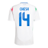 [Super Replica] CHIESA #14 Italy Away Jersey Euro 2024