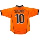 SEEDORF #10 Retro Netherlands Home Jersey World Cup 1998