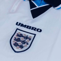 GASCOIGNE #8 Retro England Home Jersey Euro Cup 1996