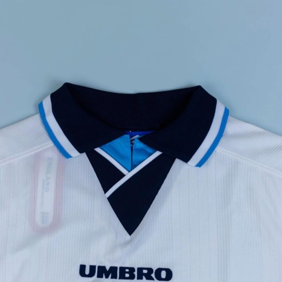 GASCOIGNE #8 Retro England Home Jersey Euro Cup 1996