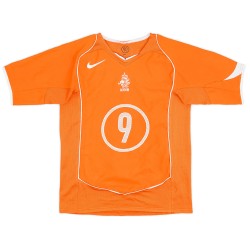 KLUIVERT #9 Retro Netherlands Home Jersey EURO 2004