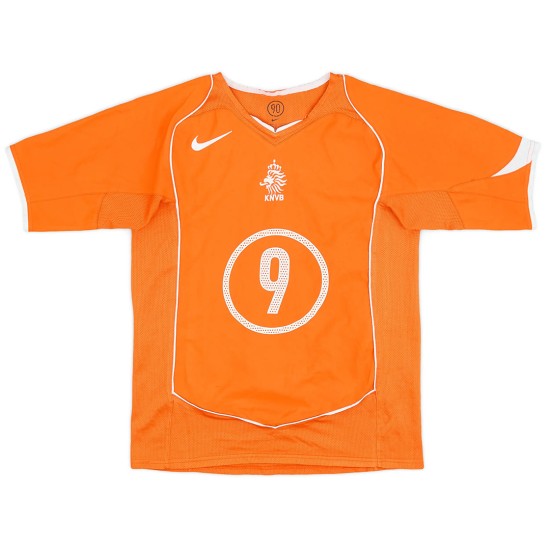 KLUIVERT #9 Retro Netherlands Home Jersey EURO 2004