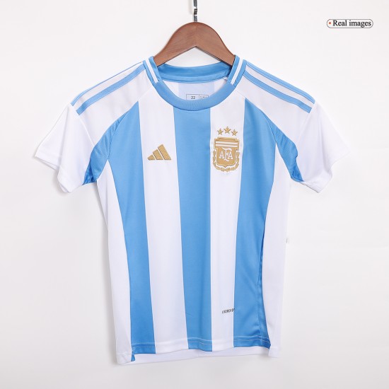 Kids Argentina Home Full Jersey Kit 2024
