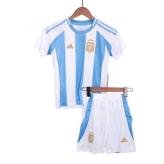 Kids Argentina Home Full Jersey Kit 2024