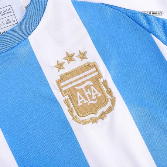 Kids Argentina Home Full Jersey Kit 2024