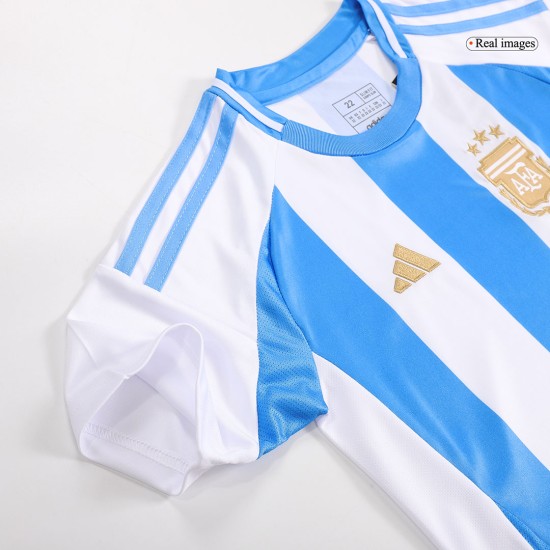 Kids Argentina Home Full Jersey Kit 2024