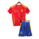 Kids Spain Home Full Jersey Kit Euro 2024 - [Super Replica]