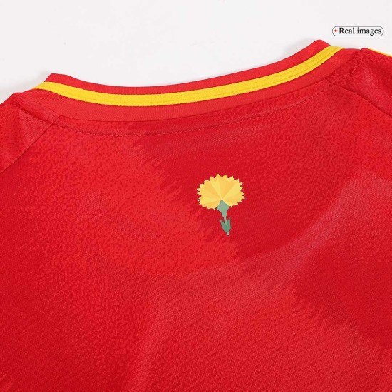 Kids Spain Home Full Jersey Kit Euro 2024 - [Super Replica]