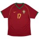 C.RONALDO #17 Retro Portugal Home Jersey World Cup 2006