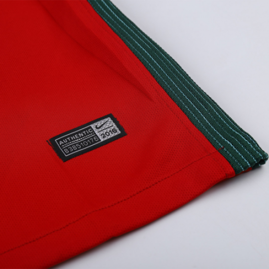 Ronaldo #7 Retro Portugal Home Jersey Euro Cup 2016