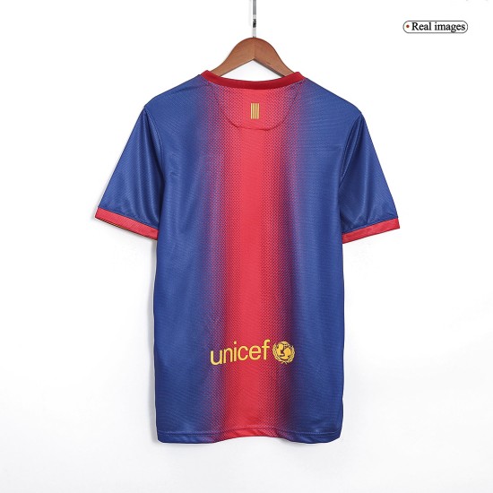Messi #10 Retro Barcelona Home Jersey 2012/13