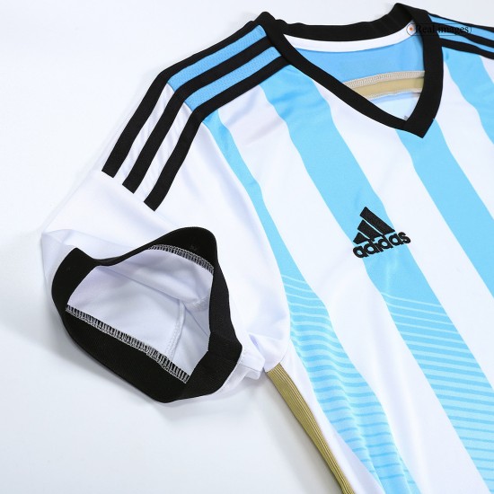 Messi #10 Retro Argentina Home Jersey 2014/15