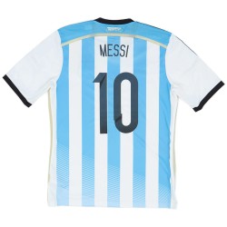 Messi #10 Retro Argentina Home Jersey 2014/15
