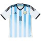 Messi #10 Retro Argentina Home Jersey 2014/15