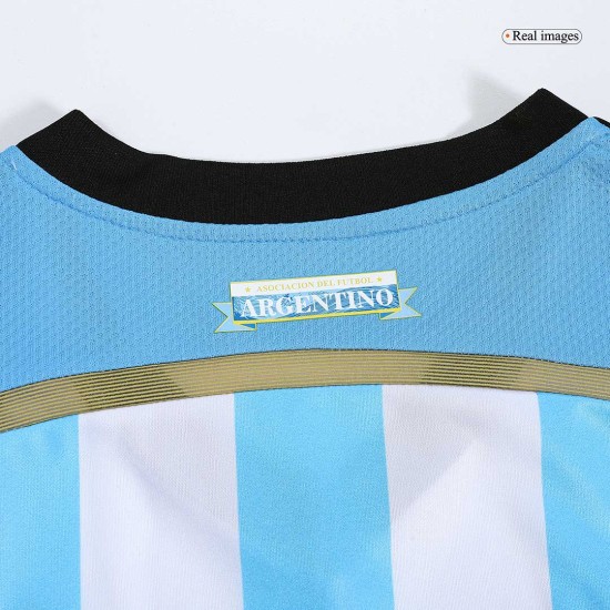 Messi #10 Retro Argentina Home Jersey 2014/15