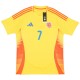 L.DÍAZ #7 Colombia Home Jersey Copa America 2024