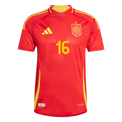 RODRIGO #16 Spain Home Jersey Player Version Euro 2024