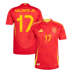 WILLIAMS JR. #17 Spain Home Jersey Player Version Euro 2024