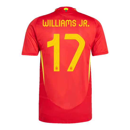 WILLIAMS JR. #17 Spain Home Jersey Player Version Euro 2024