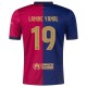 LAMINE YAMAL #19 Barcelona Home Jersey 2024/25 - UCL Font