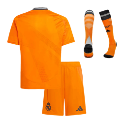 Kids Real Madrid Away Full Kit(Jersey+Shorts+Socks) 2024/25