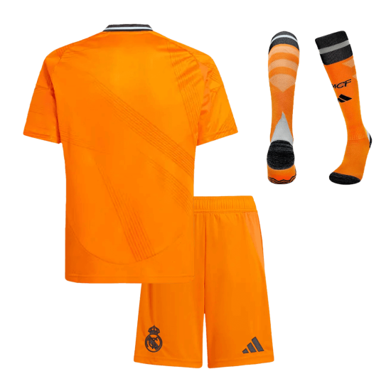 Kids Real Madrid Away Full Kit(Jersey+Shorts+Socks) 2024/25