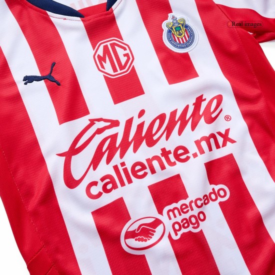 Kids Chivas Home Jersey Kit 2024/25