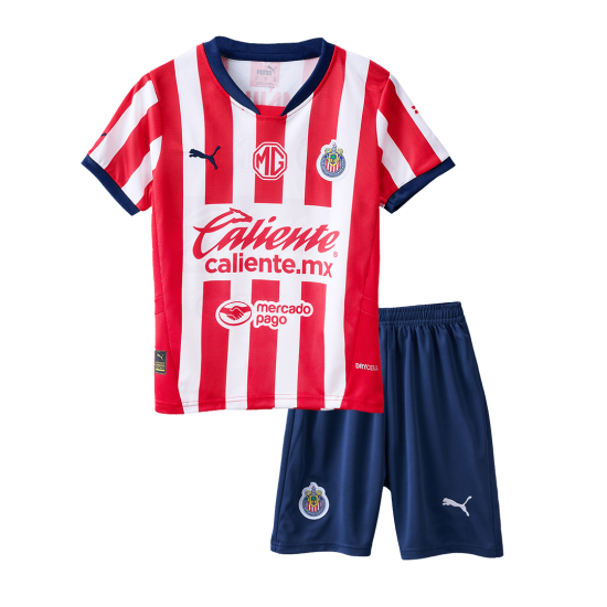 Kids Chivas Home Jersey Kit 2024/25