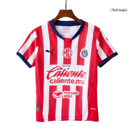 Kids Chivas Home Jersey Kit 2024/25