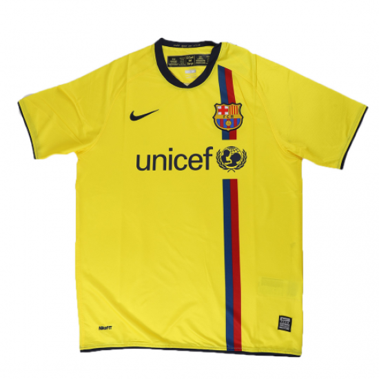 A.INIESTA #8 Retro Barcelona Away Jersey 2008/09