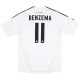 BENZEMA #11 Retro Real Madrid Home Jersey 2009/10