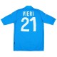 VIERI #21 Retro Italy Home Jersey World Cup 2002