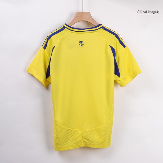 Kids Al Nassr Home Kit 2024/25