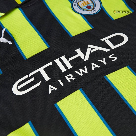 Kids Manchester City Away Full Kit 2024/25