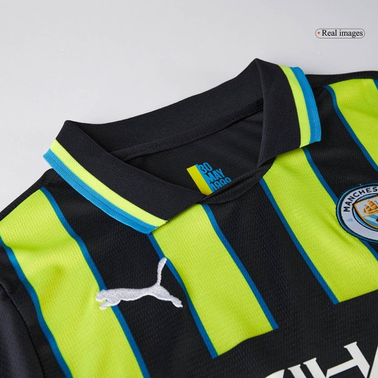 Kids Manchester City Away Full Kit 2024/25
