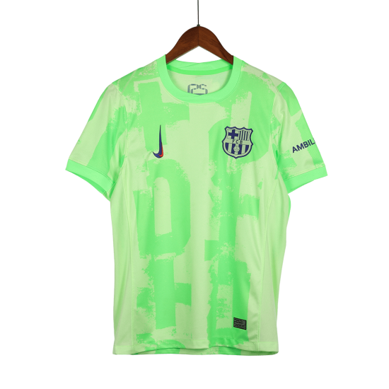 LAMINE YAMAL #19 Barcelona Spotify Logo Without Text Third Jersey 2024/25 - UCL Font