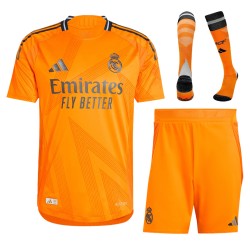 Real Madrid Away Match Jersey+Shorts+Socks Full Kit Player Version 2024/25