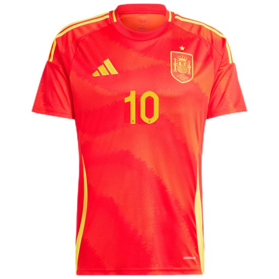 LAMINE YAMAL #10 Spain Home Jersey Euro 2024 - [Super Replica]