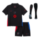 Kids Barcelona Away Spotify Logo Without Text Full Kit 2024/25