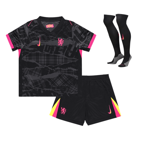 Kids Chelsea Third Full Kit 2024/25