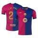 F.DE JONG #21 Barcelona Home Spotify Logo Without Text Match Jersey 2024/25