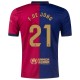 F.DE JONG #21 Barcelona Home Spotify Logo Without Text Jersey 2024/25